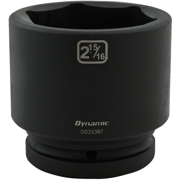 1" Drive Standard Socket, Black Phosphate, Tools 2-15/16" X 1" Drive, 6 Point Standard Length